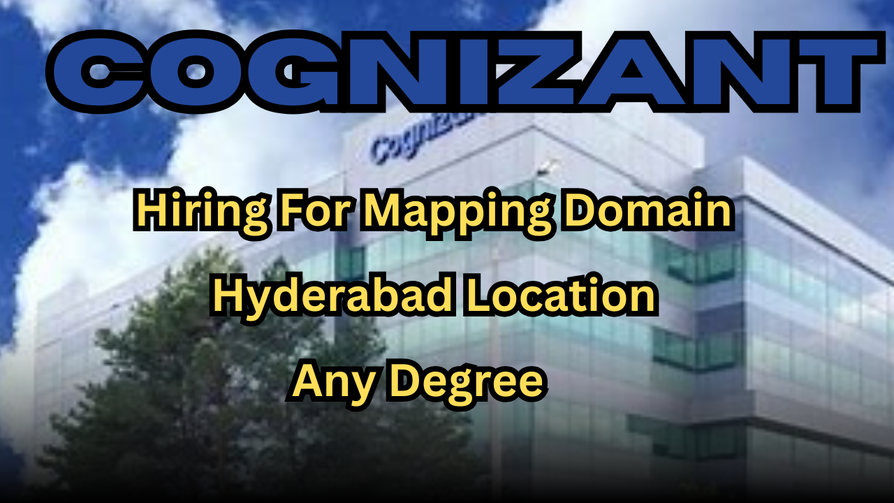 Cognizant Mapping Jobs